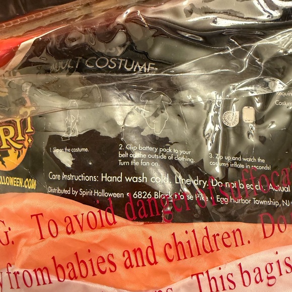 Spirit Halloween Inflatable Sumo Baby Costume Adult - Picture 12 of 14